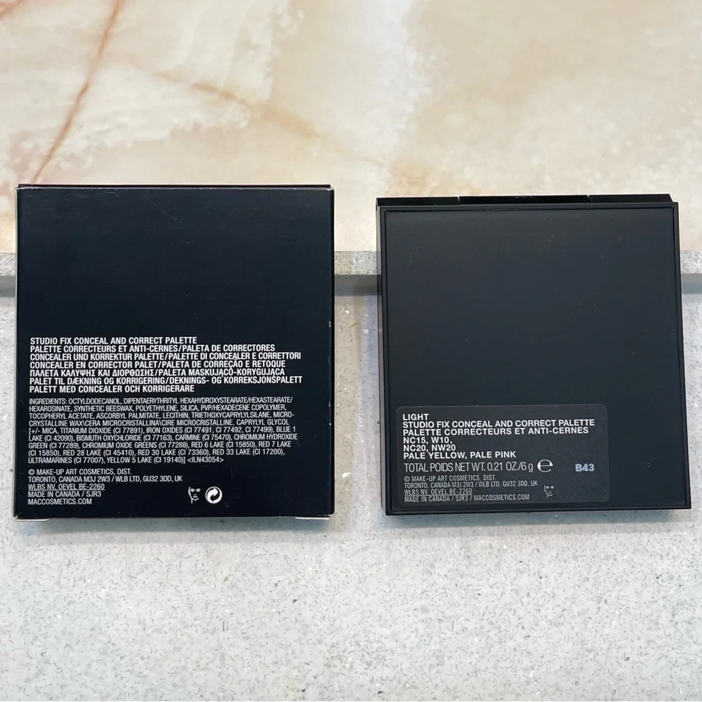 MAC ~ ‘LIGHT’ ~ Studio Fix Conceal & Correct Palette ~ Full Size 6 g ~ NIB - Picture 11 of 16
